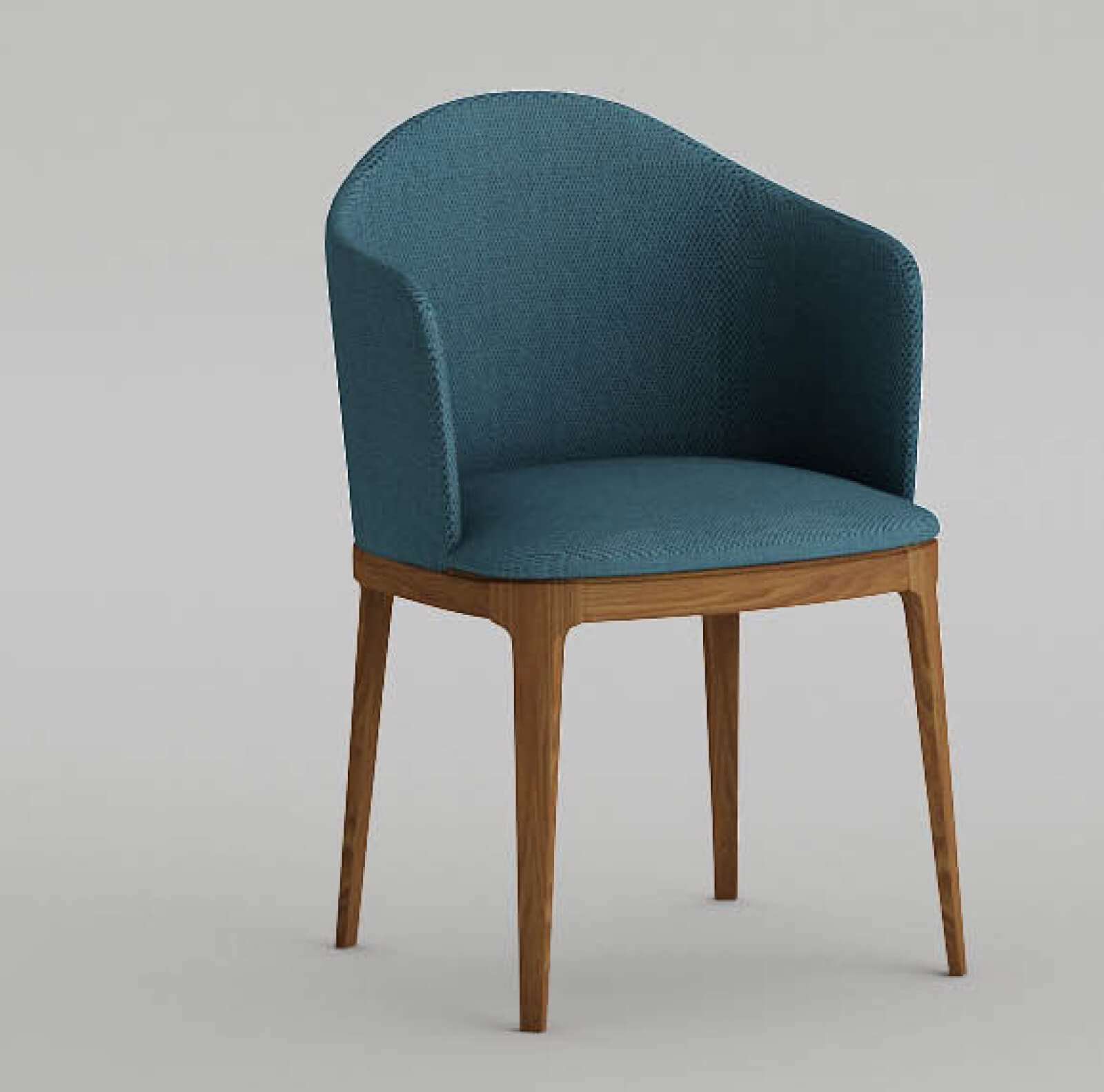 Restaurant dining chair with arms