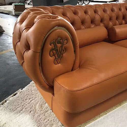 China Italy Visionnaire Oberon Leather Sofa Replica
